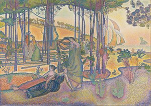 O ar da noite de Henri-Edmond Cross