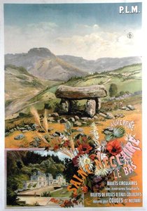 Cartaz publicitário Saint Nectaire le bas, Auvergne (cor litho) de Henri-Garnier Tanconville