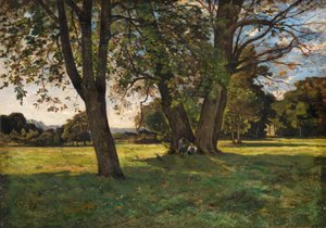 Uma cena campestre de Henri-Joseph Harpignies