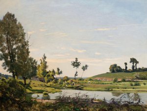 Uma cena ribeirinha de Henri-Joseph Harpignies