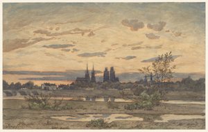 Vista de Moulins de Henri-Joseph Harpignies