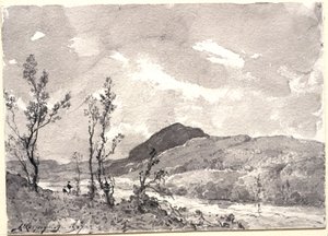 Ao longo da margem de um rio de Henri-Joseph Harpignies