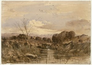 Paisagem com ribeiro de Henri-Joseph Harpignies