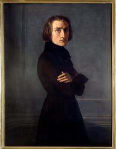 Retrato de Franz Liszt de Henri (1814 82) Lehmann