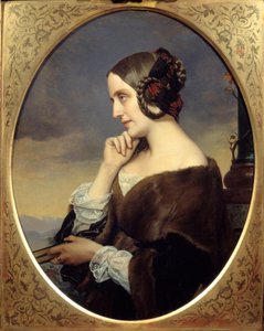 Retrato de Marie de Flavigny (1805-1876) Condessa d