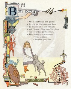 Ilustração para "Alphabet of good examples", c.1890 (gravura)