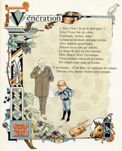 Ilustração para "Alphabet of good examples", c.1890 (gravura)