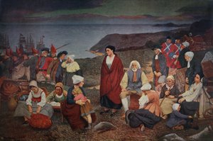 A Expulsão dos Acadianos em 1755 de Henri (after) Beau