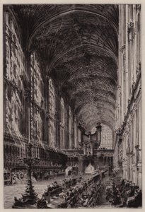 Cambridge: Interior da Capela do King
