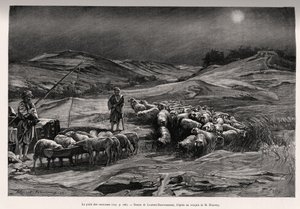 O trailer bem. Gravado por Laurent Desrousseaux para ilustrar a história "A travers la Perse meridionale", de C.Babin e F.Houssay, em 1885, em Le tour du Monde 1892, dirigido por Edouard Charton (1807-1891), Hachette, Paris.