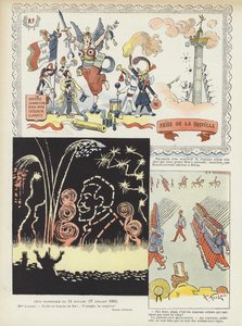 Dia da Bastilha. Ilustração para o riso