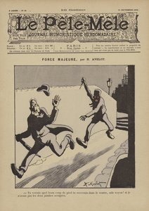 Força maior. Ilustração para o Pelé-Mele, 1902