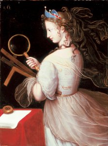 Retrato de Marie-Charlotte de la Tremouille, duquesa de Saxe-Iena, vestida como uma alegoria de Geomtery