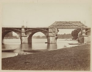 A ponte de Saint Cloud depois da guerra franco-prussiana de Henri Bevan