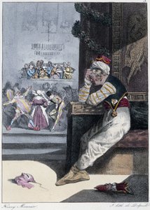 Le Carnival: "Todos levam o seu prazer onde ele o encontra" - em "Les pastemps" de Henri Monnier, ed. Delpech, Paris de Henri Bonaventure Monnier
