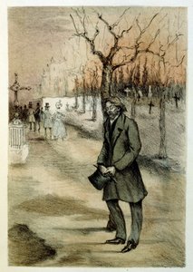 Ilustração de Henri Boutet, para "O Manchão de Francine", de Louis-Henri Murger, também conhecido como Henri Murger; (1822-1861), romancista e poeta francês.