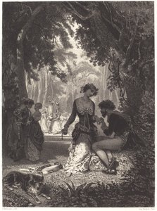 Dançarinos italianos de Henri Charles Antoine Baron