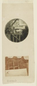 Cartão de lugar de Henri Charles Guérard