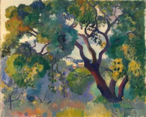 Paisagem perto de St. Tropez de Henri Charles Manguin