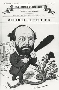 Caricatura de Alfred Letellier, de &39;Men of Today&39;