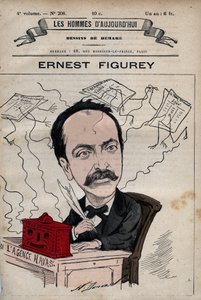 Desenho animado de Ernest Figurey (1836-1903) de 