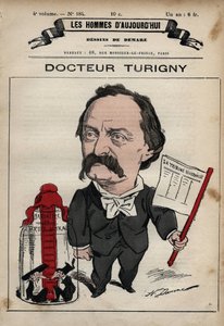 Desenho animado de Jean Prosper Turigny 1822-1905 de 