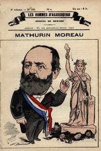 Desenho animado de Mathurin Moreau (1822-1912) de 
