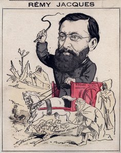 Remy Jacques, ex-senador de Algerie (Oran) - Desenho animado por Henri Demare em "Les Hommes d