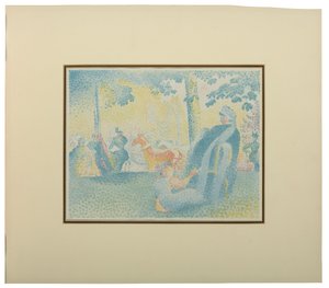 Les Champs Elysees, de Pan, 1898 de Henri Edmond Cross
