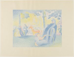 Os Champs Elysées de Henri Edmond Cross
