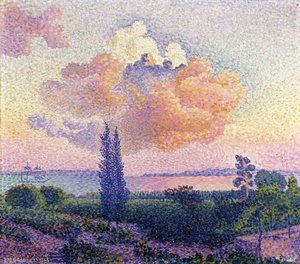Nuvens cor de rosa, c.1896 de Henri Edmond Cross