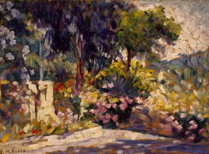 O terraço florido de Henri Edmond Cross