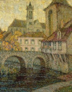 O Portão da Borgonha, Moret de Henri Eugene Augustin Le Sidaner
