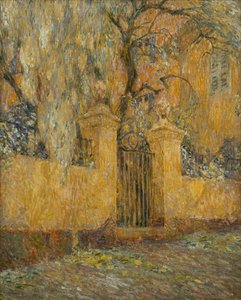 O portão; O portão de Henri Eugene Augustin Le Sidaner