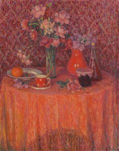 A mesa, harmonia em vermelho; Le Table, Harmonie Rouge