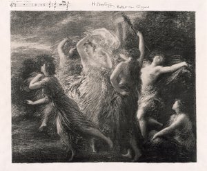 Dança dos troianos de Henri Fantin-Latour