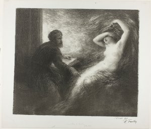 Evocação de Kundry de Henri Fantin-Latour