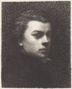 Autorretrato aos dezassete anos de Henri Fantin-Latour