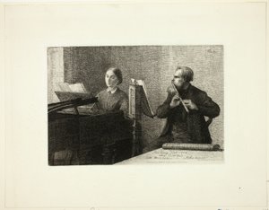 Uma peça de Schumann de Ignace Henri Jean Fantin-Latour