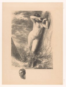 Andrómeda acorrentada a uma rocha na água
Andrómeda de Ignace Henri Jean Fantin Latour