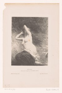 Ariadne deixada para trás na ilha de Naxos Ariane (título no objeto) de Ignace Henri Jean Fantin Latour