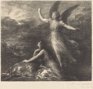 Estreia de "Paraíso e Peri" (2ª placa) de Ignace Henri Jean Fantin Latour