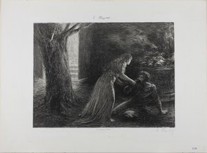 Estreia da Valquíria de Ignace Henri Jean Fantin-Latour