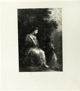 Dueto dos Troianos, sétima placa de Ignace Henri Jean Fantin-Latour