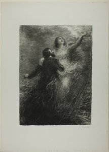 Final do Flying Dutchman, segundo prato de Ignace Henri Jean Fantin Latour