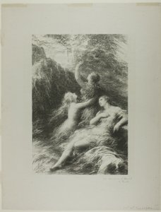 Final do Crepúsculo dos Deuses de Ignace Henri Jean Fantin-Latour