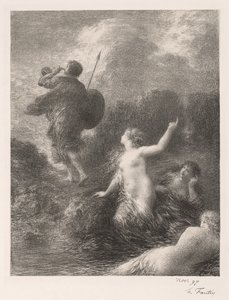 Goetterdaemmerung: Siegfried e as meninas de Ignace Henri Jean Fantin-Latour