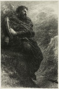Harold na Itália: Nas Montanhas de Ignace Henri Jean Fantin Latour