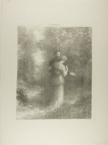 Poemas de amor, primeiro prato de Ignace Henri Jean Fantin-Latour