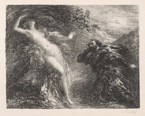 Manfredo e Astarte de Ignace Henri Jean Fantin-Latour